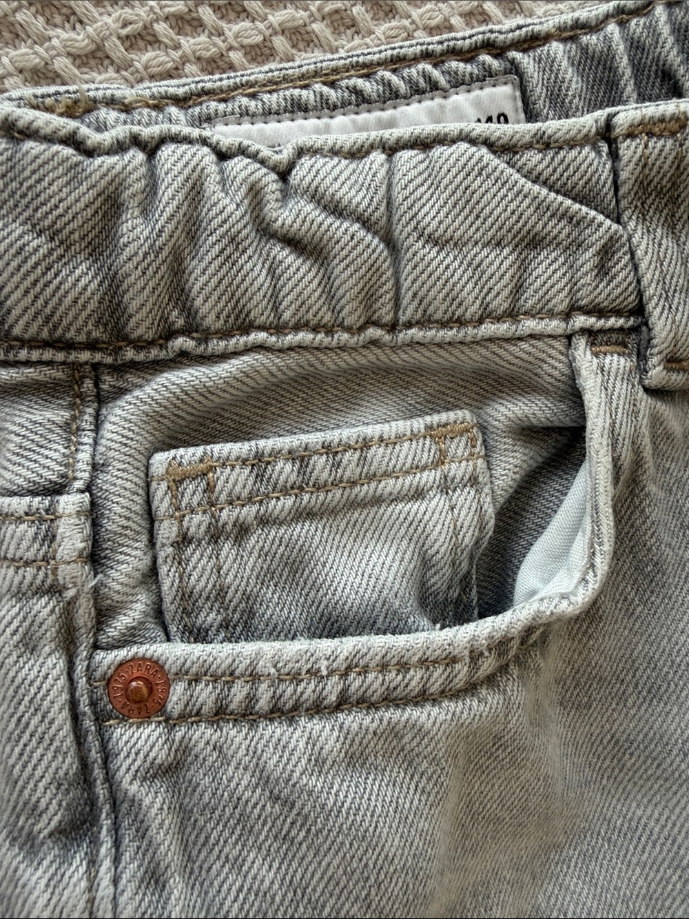ZARA Jeans Size 9/10 kids , boys, girls, gray color, cotton 100%. - Picture 13 of 13